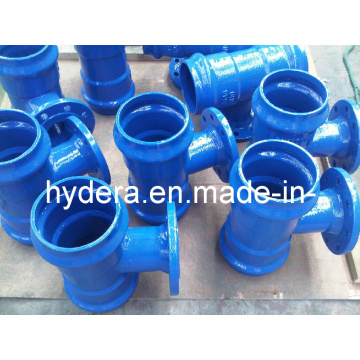 Raccord en fer ductile pour tuyau en PVC